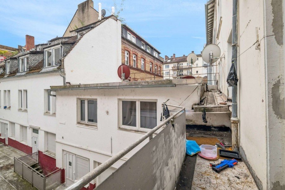 Au�enansicht Erdgeschosswohnung Wiesbaden