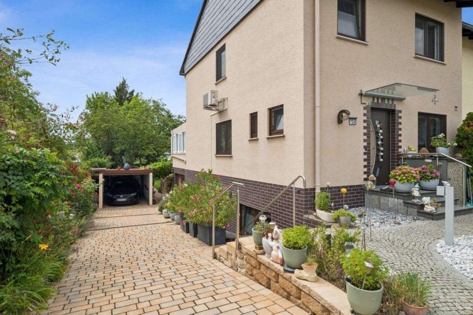 Au�enansicht Doppelhaush�lfte Wiesbaden