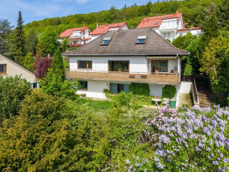 Drohnenansicht Engenhahn Niedernhausen Einfamilienhaus Einfamilienhaus mit Einliegerwohnung Wohnfl�che 247 m2 mit Traumblick in Niedernhausen-Engenhahn