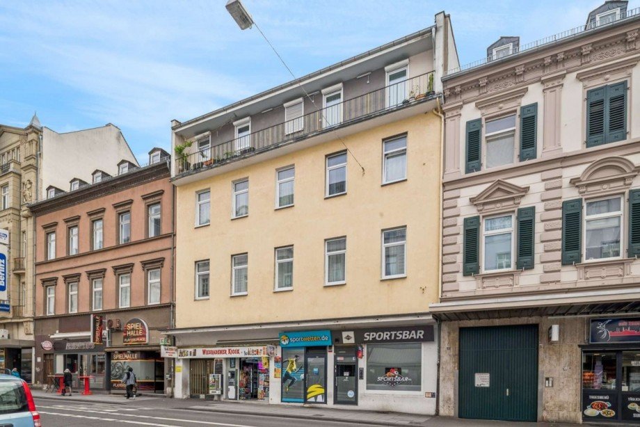 Au�enansicht Erdgeschosswohnung Wiesbaden